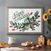 The Holiday Aisle® Cut Wreath Christmas Collection A Canvas, Solid Wood in Green/Red/White | 18 H x 26 W x 1.5 D in | Wayfair