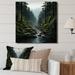 Millwood Pines Mystic Wilderness Pine Forest In Canada II On Canvas Print Canvas, Cotton in White | 36 H x 36 W x 1.5 D in | Wayfair