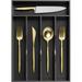 Rebrilliant Resch 2" H x 10" W x 14" D Flatware & Kitchen Utensil Organizer Bamboo in Black | 2 H x 10 W x 14 D in | Wayfair