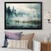 Winston Porter Double Exposure Mountain Fog Paradise III On Canvas Print Metal in Gray/Green | 24 H x 32 W x 1 D in | Wayfair