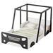 Josefina Twin Car Standard Bed by Zoomie Kids in Black | 39.4 H x 41.6 W x 76.6 D in | Wayfair 5471AC0AF9A347438615E820D83856DF