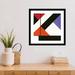 Amanti Art Theo Van Doesburg Simultaneous Counter Composition Framed On Paper by Theo Van Doesburg Print Paper in Black/Green | Wayfair