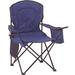 Arlmont & Co. Clymer Folding Camping Chair w/ Cushions Metal in Blue | 3.1 H x 13.5 W x 38.3 D in | Wayfair 86E71C6368DA42CA812E6CCBBD7E7EE2