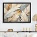 Ebern Designs Feathery Plumes II Metal in White | 30 H x 40 W x 1.5 D in | Wayfair E18BF58094954BE4AFF9A0F2E75E1BB6