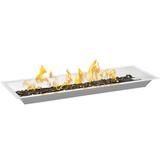 Napoleon 30" Rectangular Patioflame Burner Kit - GPFR60 - Glass Ember Bed, Stainless Steel | 2.75 H x 11.75 W x 33.25 D in | Wayfair