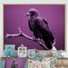Millwood Pines Purple Eagle S Grace At Branch Domain Metal in Indigo | 30 H x 40 W x 1.5 D in | Wayfair 5328889833CC4C60AF7E7B7D1E436224