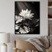 Dakota Fields Lotus In The Jungle On Canvas Print Canvas, Cotton in White | 20 H x 12 W x 1 D in | Wayfair C78F9AF7A1E44B4C857445E97E7B88DB