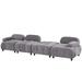 Gray Sectional - Latitude Run® Upholstery Modular Convertible Sectional Sofa, L Shaped Couch w/ Reversible Chaise Polyester | Wayfair