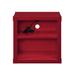 17 Stories Roderica Metal Nightstand Metal in Red | 20 H x 20 W x 17 D in | Wayfair 99D2BED033C54DF8844058570B180B83