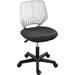 Inbox Zero Cadell Polyester Office Chair Upholstered/Metal | 22 H x 22 W x 20 D in | Wayfair 14EDF46A9D624FAE9BA6562BEADD9D29
