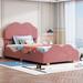 Winston Porter Jonson Upholstered Platform Bed in Pink | Twin | Wayfair 39E681C904CB479BB8CFAAE7E64CA503