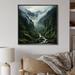 Millwood Pines Mystic Wilderness Pine Forest In Canada I On Canvas Print Canvas, Cotton in White | 36 H x 36 W x 1.5 D in | Wayfair