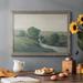 Wexford Home Running Creek I - Single Picture Frame Print on Canvas Metal in Blue/Gray/Green | 22 H x 32 W x 1.5 D in | Wayfair CF09-2767180-BS02