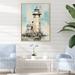 Breakwater Bay Gray Minimal Coastal Light House Metal in Blue/Gray/Green | 32 H x 24 W x 1 D in | Wayfair 900F987D0D0D47BF9ADF60B87012CA57