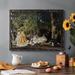 Charlton Home® Luncheon On The Grass, 1865 Framed On Canvas Print Canvas, Solid Wood in Blue/Gray/Green | 28 H x 42 W x 1.5 D in | Wayfair