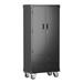 WFX Utility™ Metal Single Storage Cabinet ( 72" H x 31.5" W x 16.5" D) in Black | 72 H x 31.5 W x 16.5 D in | Wayfair