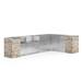 NewAge Products Outdoor Kitchen Signature Series 11 Piece L Shaped Cabinet Set w/ Top in Gray | 37 H x 137.94 W x 25.5 D in | Wayfair 69620