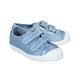 Natural World - Klett-Halbschuhe Basquet Doble Paris In Air Blue, Gr.30