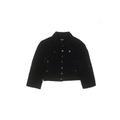 Highway Jeans Denim Jacket: Black Print Jackets & Outerwear - Kids Girl's Size Small
