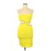 Meshki Cocktail Dress: Yellow Dresses - Women's Size X-Large