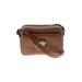 Versace Leather Crossbody Bag: Brown Solid Bags