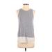 J.Crew Factory Store Tank Top Gray Print High Neck Tops - Women's Size X-Small