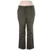 Lee Casual Pants - High Rise: Green Bottoms - Women's Size 16