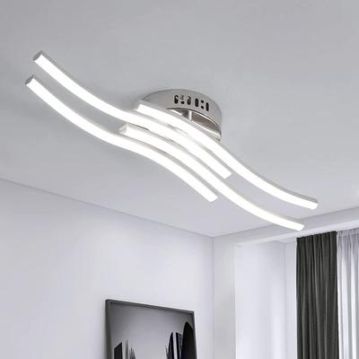 Goeco - led Deckenleuchte Modernes Design Wellenform Deckenlampe Kaltweiß 6000K Für Wohnzimmer Image