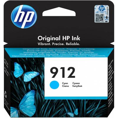 Hewlett Packard - hp 912 Cyan Ink Cartridge (3YL77AEBGX)