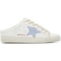 Ssense Exclusive White & Blue Ball Star Sabot Sneakers - Black - Golden Goose Deluxe Brand Sneakers