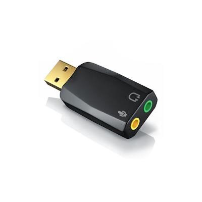CSL USB-Soundkarte 5.1 Kanäle, Extern, 5.1 Virtual Surround, Line-Out & Mikrofon-In Anschlüsse Image