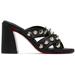 Black Spika Club Heeled Sandals