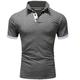 Men's Polo Shirt Golf Shirt Casual Daily Polo Collar Classic Short Sleeve Casual Soft Polka Dot Dot Button Front Summer Spring Regular Fit Black White Red Navy Blue Orange Light Grey Polo Shirt