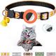 For Airtag Case and Cat Collar Cat Collar Pet Collar for Airtag Color Bell Tassel Collar(no tracker)