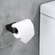 Toilet Paper Holder,Wall Mounted 304 Stainless Steel 14.5cm Tissue Roll Hanger Dispenser for Bathroom Kitchen (Black/Brushed Nickel/Chrome)