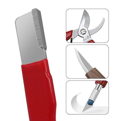 Portable Outdoor Knife Scissor Sharpener Garden Cutting Stone Quick Sharpener Multiple Tools Suitable For Sharpening Blades