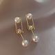 1 Pair Earrings For Women's Pearl Birthday Party Evening Engagement Imitation Pearl Alloy