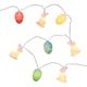 Easter New Product LED Crack Egg Rabbit Mixed Light String Remote Control Battery Box Home Decoration Colorful Light