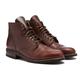 Men's Boots Leather Shoes Hand Stitching Walking Vintage Classic Casual Outdoor Daily Faux Leather Breathable Comfortable Slip Resistant Booties / Ankle Boots Lace-up dark brown Black Light Brown