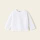 Kids Girls' T shirt Solid Color School non-printing Long Sleeve Crewneck Active 7-13 Years Spring Tender green Black White