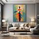 Large hand painted pattle knife ballet Oil Painting of Dancing Girl Dancing Girl oil painting Art on Canvas Dancing Girl Wall Art Abstract gril painting for bedroom living room artwork painting