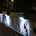 4 Packs Solar Light Ladder Light Fence Light Railing Light Stair Light Outdoor LED Step Light Courtyard Decorative Wall Light