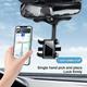 Phone Mount for Car, 360°Rotatable Retractable Car Phone Holder Mount Multifunctional Rearview Mirror Phone Holder Adjustable Universal Cell Phone Holder for Car Compatible All Smartphones