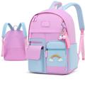 Cute Backpack Anti-theft Nylon School Bag for Children Girls Cartoon Children Rucksack Student Casual Daypack Book Bags ETH, Back to School Gift