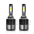 2pcs TXVSO8 Mini H15 Car Headlight Bulb LED 6000K White Running Lights 12V High Quality Diode lamps 11000LM 55W/bulb with COB Chips for Volkswagen Audi BMW Mercedes Benz