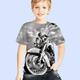 Boys T shirt Short Sleeve T shirt Optical Illusion 3D Print Active Sports Fashion Polyester Outdoor Daily Indoor Kids 3-12 Years 3D Printed Graphic Regular Fit Shirt