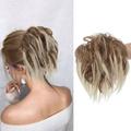 Messy Bun Hair Piece Synthetic Tousled updo Hair Buns Hair Piece Short Ponytail Faux Hair Scrunchie Extension with Elastic Rubber Band Fake Hair Bun Pieces for Women
