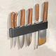 Knife Holder Stainless Steel Punch-Free Kitchen Knife Chopstick Holder Multifunctional Storage Rack Wall-Mounted