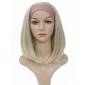 Headband Wig is Suitable For Women's Gradient Wig 12 Inches (about 30.5 cm) Synthetic Headband Wig Short Bob Wig Suitable For Women More Color Straight Hair