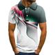 Men's Polo Shirt Tennis Shirt Golf Shirt Graphic Collar Shirt Collar Red Blue Green Gray Plus Size Daily Going out Short Sleeve Clothing Apparel Exaggerated Basic